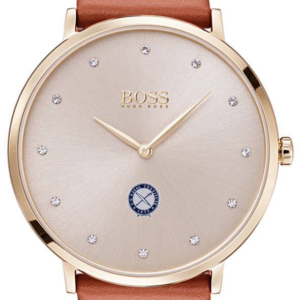 U.S. Naval Institute Women's BOSS Champagne with Leather from M.LaHart