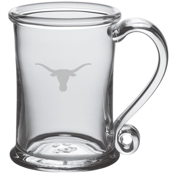 Texas Longhorns Glass Tankard by Simon Pearce - Image 1
