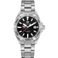 click to view Louisiana State University Men's TAG Heuer Steel Aquaracer with Black Dial - Image 2