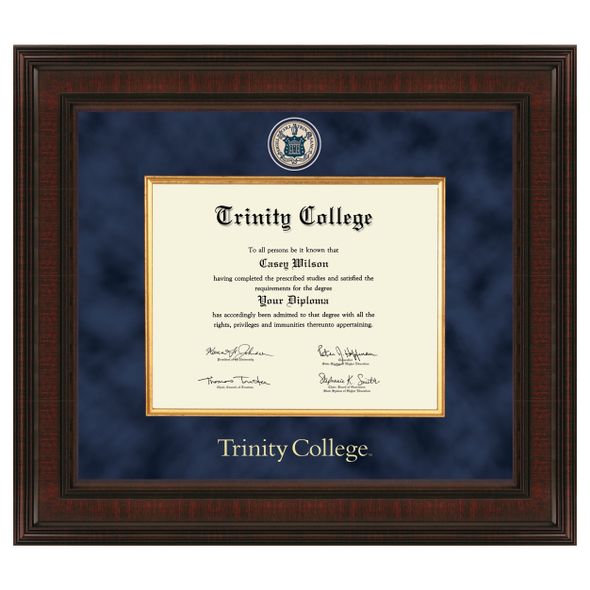 Trinity College Diploma Frame - Excelsior - Image 1