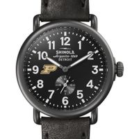 Purdue Shinola Watch, The Runwell 41mm Black Dial