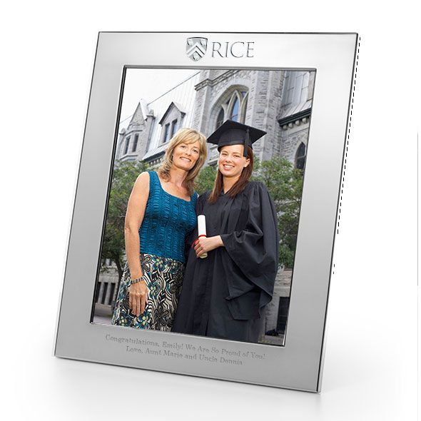Rice Polished Pewter 8x10 Picture Frame - Image 1