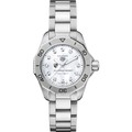 St. Lawrence Women's TAG Heuer Steel Aquaracer with Diamond Dial - Image 2
