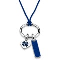University of Notre Dame Silk Necklace with Enamel Charm & Sterling Silver Tag - Image 2