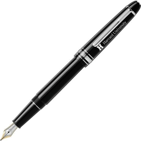 Harvard University Montblanc Meisterstück Classique Fountain Pen in Platinum