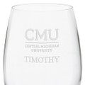 Central Michigan Red Wine Glasses - Set of 4 - Image 3