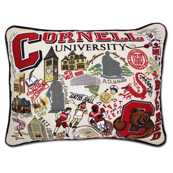 Cornell Embroidered Pillow - Image 1