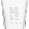 Northwestern University 16 oz Pint Glass- Set of 4 - Image 3