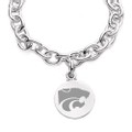 Kansas State University Sterling Silver Charm Bracelet - Image 2