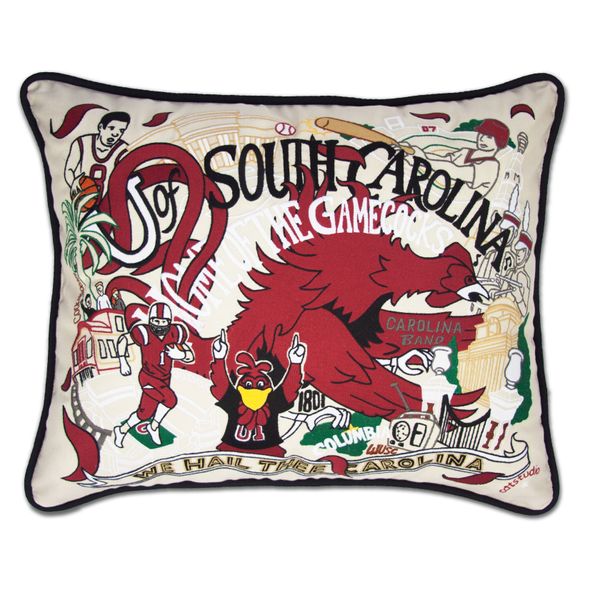 University of South Carolina Embroidered Pillow - Image 1