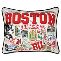 BU Embroidered Pillow