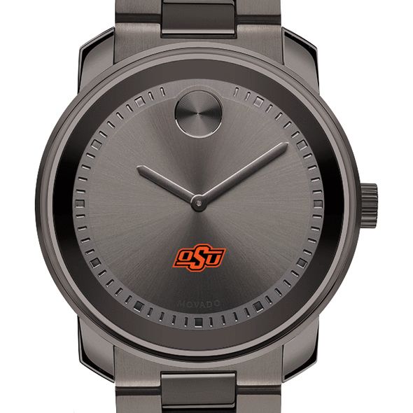 Oklahoma State University Men's Movado BOLD Gunmetal Grey