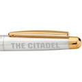 Citadel Fountain Pen in Sterling Silver with Gold Trim - Image 2