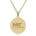 MIT Sloan 18K Gold Pendant & Chain - Image 1