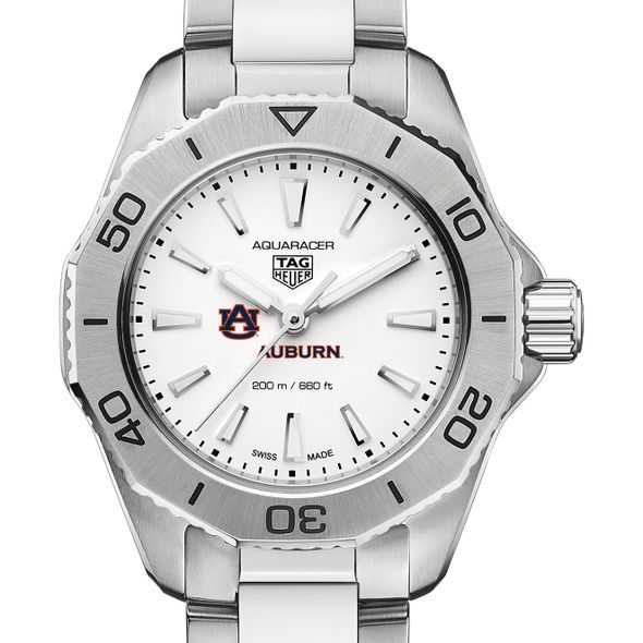 Auburn Women's TAG Heuer Steel Aquaracer with Silver Dial - Image 1
