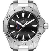 Illinois Men's TAG Heuer Steel Aquaracer with Black Dial