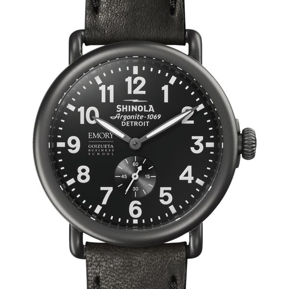 Emory Goizueta Shinola Watch, The Runwell 41mm Black Dial - Image 1