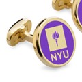New York University Enamel Cufflinks - Image 2