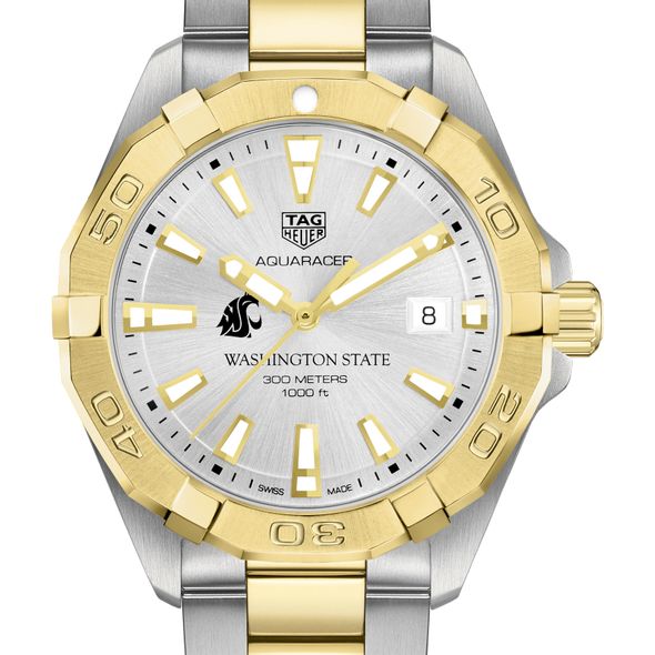 Washington State University Men's TAG Heuer Two-Tone Aquaracer