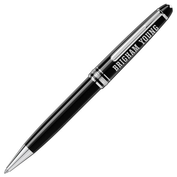 BYU Montblanc Meisterstück Classique Ballpoint Pen in Platinum - Image 1