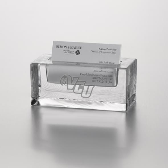 VCU Glass Business Cardholder by Simon Pearce