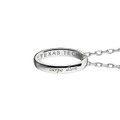 Texas Tech Monica Rich Kosann "Carpe Diem" Poesy Ring Necklace in Silver - Image 3