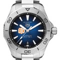 UT Dallas Men's TAG Heuer Steel Automatic Aquaracer with Blue Sunray Dial - Image 1