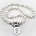 University of Richmond Pearl Necklace with Sterling Silver Charm - Image 1