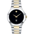William & Mary Men's Movado Collection Two-Tone Watch with Black Dial - Image 2