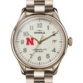 Nebraska Shinola Watch, The Vinton 38mm Ivory Dial - Image 1