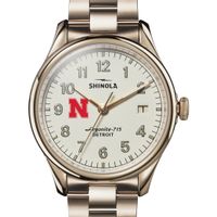 Nebraska Shinola Watch, The Vinton 38mm Ivory Dial