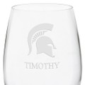Michigan State University Red Wine Glasses - Set of 2 - Image 3