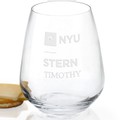 NYU Stern Stemless Wine Glasses - Set of 4 - Image 2