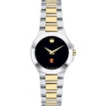 VMI Women's Movado Collection Two-Tone Watch with Black Dial - Image 2
