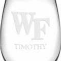 Wake Forest Stemless Wine Glasses Made in the USA - Set of 2 - Image 3