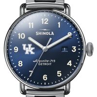 University of Kentucky Shinola Watch, The Canfield 43mm Blue Dial