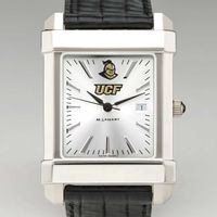 UCF Men's Collegiate Watch with Leather Strap