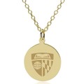Johns Hopkins 14K Gold Pendant & Chain - Image 1
