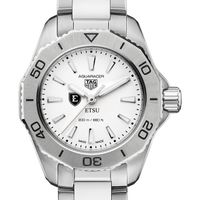 East Tennessee State Women's TAG Heuer Steel Aquaracer with Silver Dial