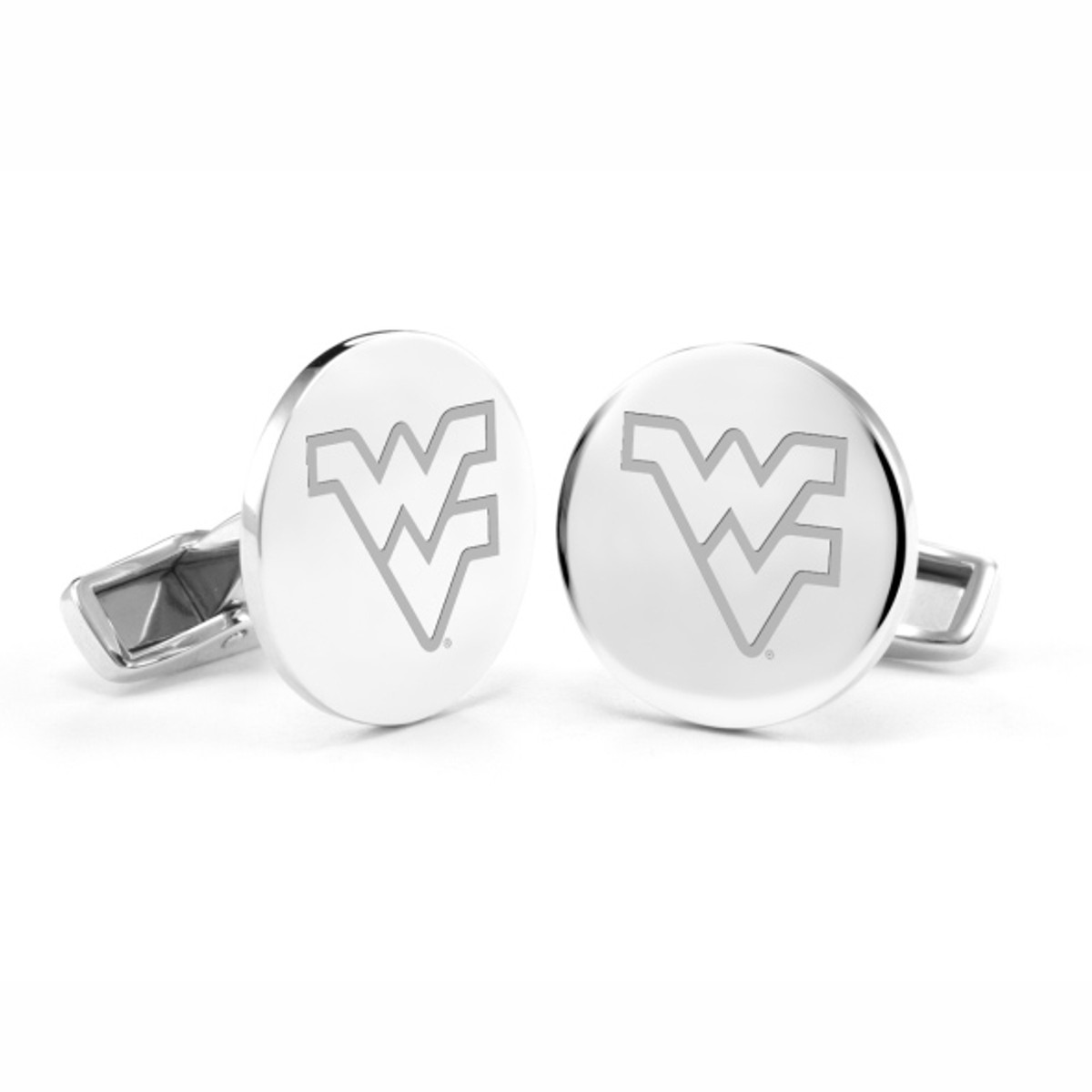 Sterling Silver West Virginia Cuff Links 