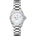 click to view Ohio State Women's TAG Heuer Steel Aquaracer w MOP Dial - Image 2