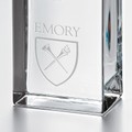 Emory Tall Glass Desk Clock by Simon Pearce - Image 2
