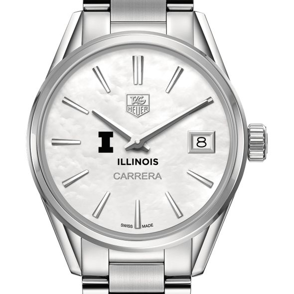 University of Illinois Women's TAG Heuer Steel Carrera with MOP Dial