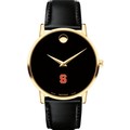 Syracuse Men's Movado Gold Museum Classic Leather - Image 2