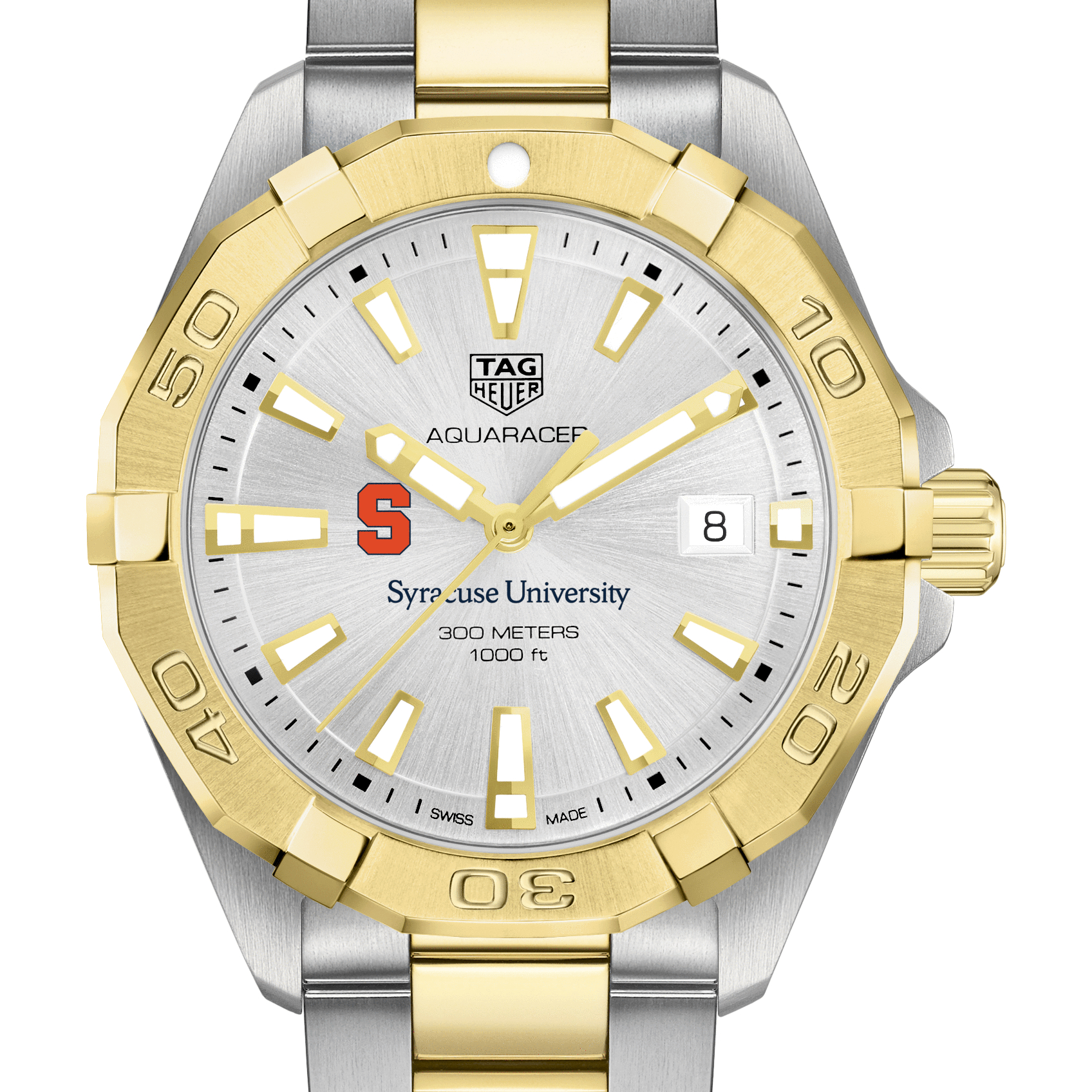 Syracuse University Men's TAG Heuer Two-Tone Aquaracer