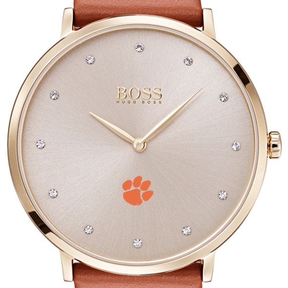 Clemson Women's BOSS Champagne with Leather from M.LaHart
