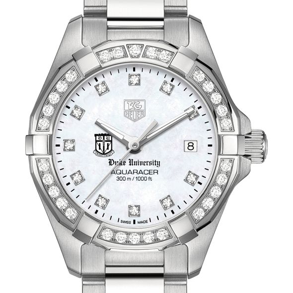 Duke University W's TAG Heuer Steel Aquaracer with MOP Dia Dial & Bezel