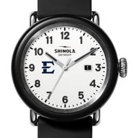 East Tennessee State University Shinola Watch, The Detrola 43mm White Dial at M.LaHart & Co.
