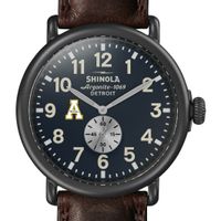 Appalachian State Shinola Watch, The Runwell 47mm Midnight Blue Dial
