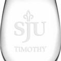 Saint Joseph's Stemless Wine Glasses Made in the USA - Set of 2 - Image 3